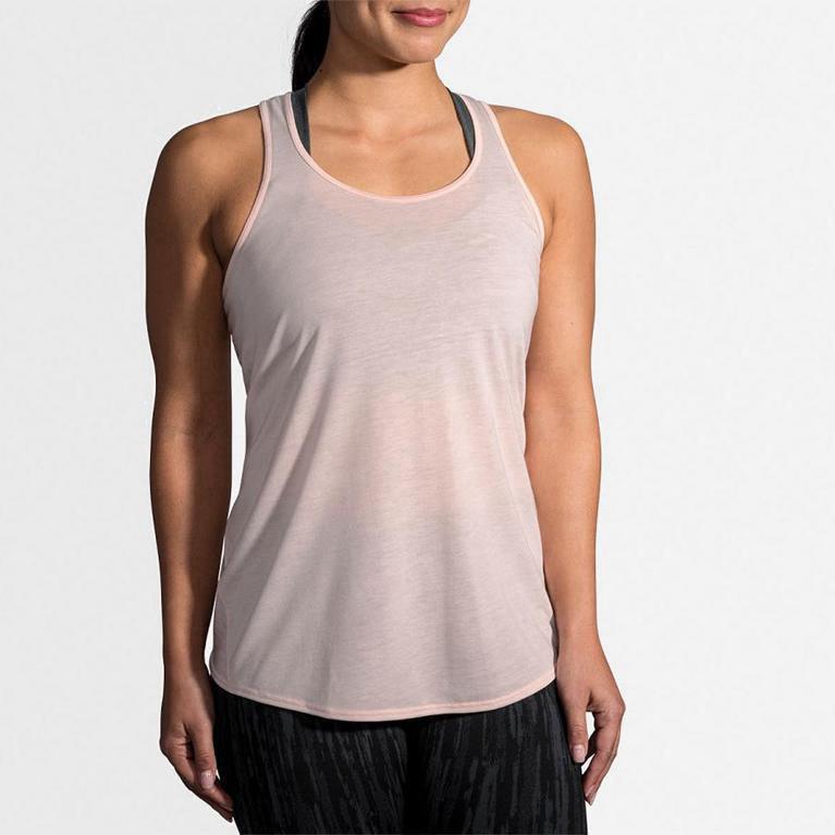 Brooks Distance - Camiseta Sin Mangas Mujer - Rosas (VSIZ-60213)